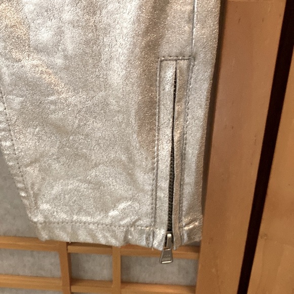 Pull & Bear Silver Spandex Pants - Picture 4 of 5